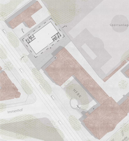 Backstein, Neobarock, Mansarddach, Atelierhaus, Container, Rohbaucharakter, HFBK, Ateliers, Licht, Polycarbonat, Fritz Schumacher, Kuhen Malvezzi, Winking Froh Architekten, Dominikus Stark Architekten, Andreas Heller, Wettbwerb