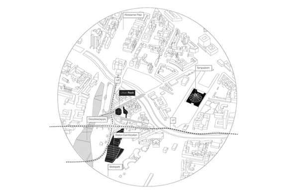 3. Preis und Architektenpreis: Urban Noise: Ein Rockclub fr Berlin von Anna-Lisa Ulbrich, Lageplan