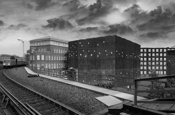 3. Preis und Architektenpreis: Urban Noise: Ein Rockclub fr Berlin von Anna-Lisa Ulbrich, Auenperspektive