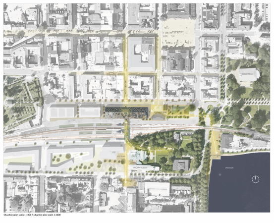 White Arkitekter, White Architects, Vxj, Schweden, grnste Stadt Europas, Holzstadt, Skandinavien, Holz, Holsstruktur, Umweltzertifizierung, Under one Roof, Dachstruktur, Bahnhof, Bahnhofsgebude, Rathaus, living room, holzerne brcke, nachhaltigkeit