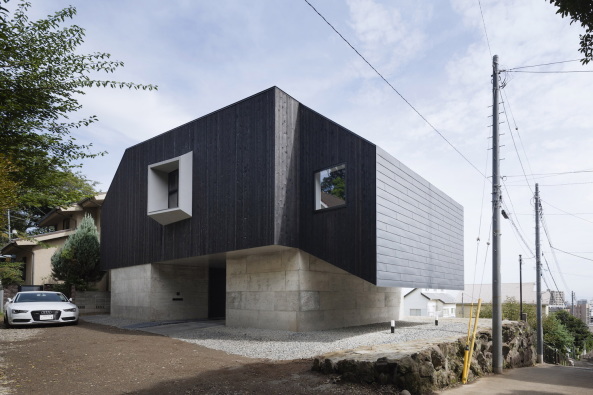 Odawara, Japan, Einfamilienhaus, Cubo Design Architect, Hitoshi Saruta, Hiroshi Ueda, house with a view, kanawara, Made in Japan, wood, Concrete, Holz, Beton
