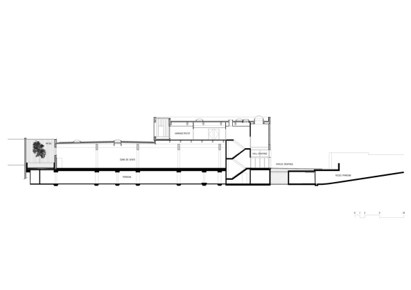 Baunetz, Meldung, Architektur, architecture, Supermarkt, supermarket, shopping, shop, Laden, Lige, Lttich, Belgien, Belgium, MDW Architecture, Fassade, facade, Hinterhof, backyard, Bestand, Holz, wood, Sverin Malaud