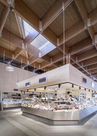 Tengbom, Stockholm, Markthalle, temporr, Holz, Polycarbonat, Fachwerk, timber work, Ivar Tengbom, temporary, market hall, Sweden, Schweden, Felix Gerlach