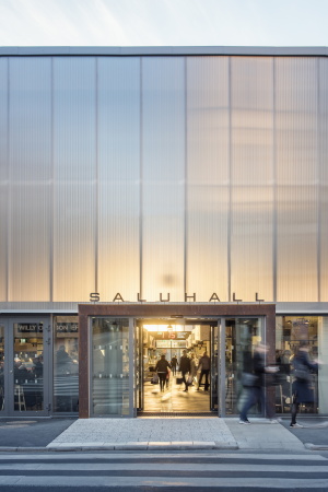Tengbom, Stockholm, Markthalle, temporr, Holz, Polycarbonat, Fachwerk, timber work, Ivar Tengbom, temporary, market hall, Sweden, Schweden, Felix Gerlach