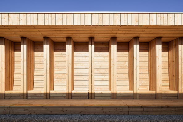 Holzbau, Gitterstruktur, TU-Karlsruhe, Mannheim, Erstaufnahmestation, Initiative, Studenden, Lehrende, Geflchtete, temporr, Pavillon, Tektonik im Holzbau, Jun.Prof. Stefan Krtsch,Tragwerk und Material, Prof. Dr.-Ing. Jrgen Graf, Digitale Werkzeuge, Jun.Prof. Andreas Kretzer