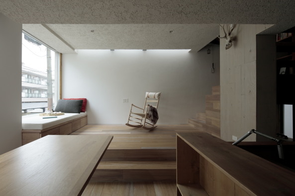 Haus in Tokio, Daisuke Ibano, fujiilab, GA photographers, Koichi TORIMURA, Daisuke IBANO, Ryosuke FUJII, Satoshi NUMANOI, tokyo, japan, japanisch, japanisches, neubau, wohnhaus, stahl, stahlrahmen, struktur, material, urban, kontext, dichte, wohnungsbau, architektur, architekten