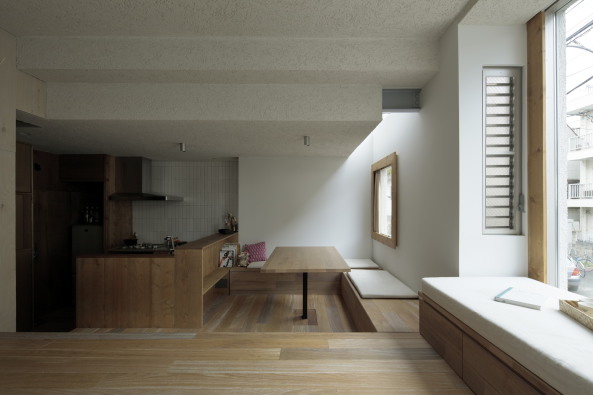 Haus in Tokio, Daisuke Ibano, fujiilab, GA photographers, Koichi TORIMURA, Daisuke IBANO, Ryosuke FUJII, Satoshi NUMANOI, tokyo, japan, japanisch, japanisches, neubau, wohnhaus, stahl, stahlrahmen, struktur, material, urban, kontext, dichte, wohnungsbau, architektur, architekten