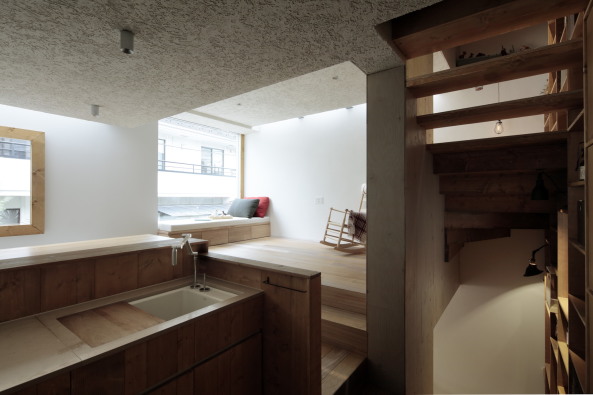 Haus in Tokio, Daisuke Ibano, fujiilab, GA photographers, Koichi TORIMURA, Daisuke IBANO, Ryosuke FUJII, Satoshi NUMANOI, tokyo, japan, japanisch, japanisches, neubau, wohnhaus, stahl, stahlrahmen, struktur, material, urban, kontext, dichte, wohnungsbau, architektur, architekten