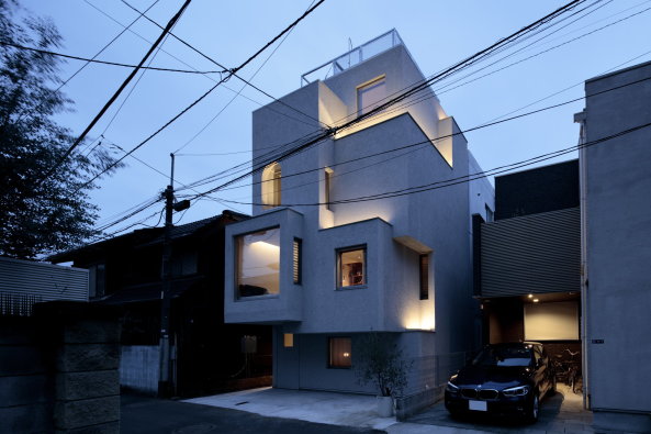 Haus in Tokio, Daisuke Ibano, fujiilab, GA photographers, Koichi TORIMURA, Daisuke IBANO, Ryosuke FUJII, Satoshi NUMANOI, tokyo, japan, japanisch, japanisches, neubau, wohnhaus, stahl, stahlrahmen, struktur, material, urban, kontext, dichte, wohnungsbau, architektur, architekten