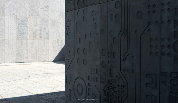 DIT pavilion, Ausstellungspavillon, Moskua, Russland, 2016, Architecture bureau WALL, Wall Moskau, Moscow Information Technology Department, VDNH, Smart City, Beton, Monolith, Kubus, Relief, Struktur, Brutalismus