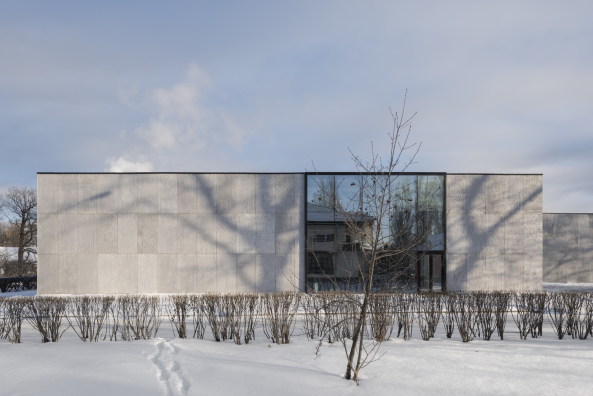 DIT pavilion, Ausstellungspavillon, Moskua, Russland, 2016, Architecture bureau WALL, Wall Moskau, Moscow Information Technology Department, VDNH, Smart City, Beton, Monolith, Kubus, Relief, Struktur, Brutalismus