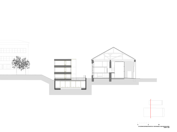 Wien, sterreich, Lyce Franais, Studio Molire, Dietmar Feichtinger Architectes, Schulerweiterung, Umbau, Neustrukturierung, ffnung, Gegenstze, Bestand, Transparenz