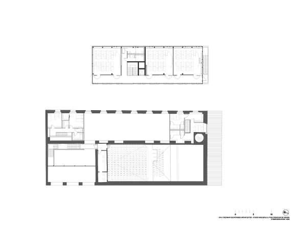 Wien, sterreich, Lyce Franais, Studio Molire, Dietmar Feichtinger Architectes, Schulerweiterung, Umbau, Neustrukturierung, ffnung, Gegenstze, Bestand, Transparenz