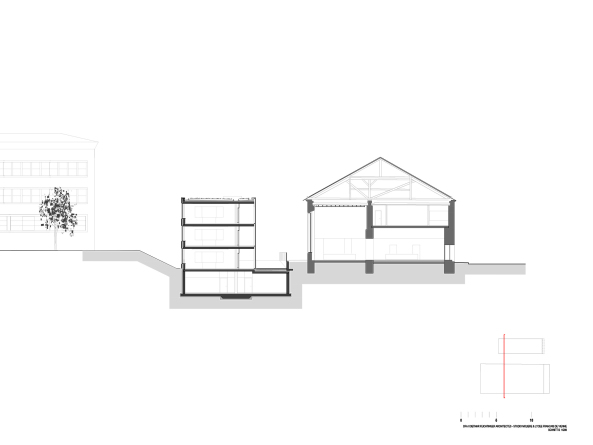 Wien, sterreich, Lyce Franais, Studio Molire, Dietmar Feichtinger Architectes, Schulerweiterung, Umbau, Neustrukturierung, ffnung, Gegenstze, Bestand, Transparenz