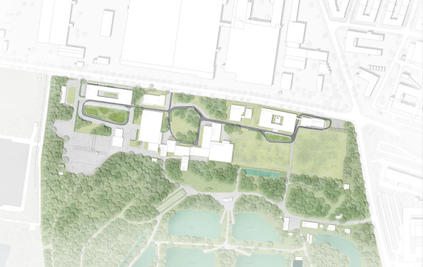 3. Preis: FCP Fritsch und AllesWirdGut mit Landschaftsarchitekten Man Made Land