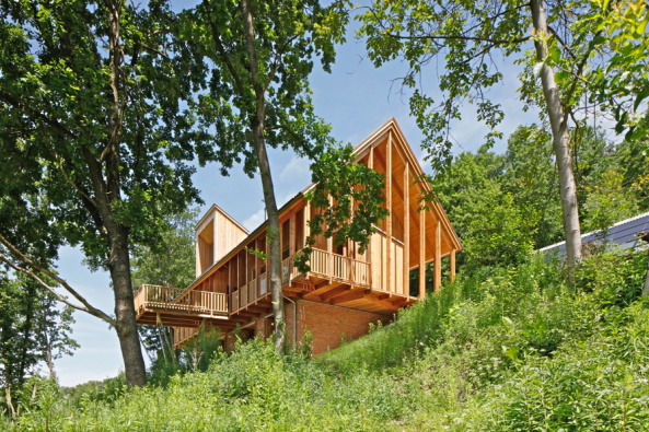 Baunetz, Meldung, architektur, architecture, 2017, Ralf Bock, Haus K, Holz, wood, Philippe Ruault