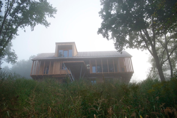 Baunetz, Meldung, architektur, architecture, 2017, Ralf Bock, Haus K, Holz, wood, Philippe Ruault