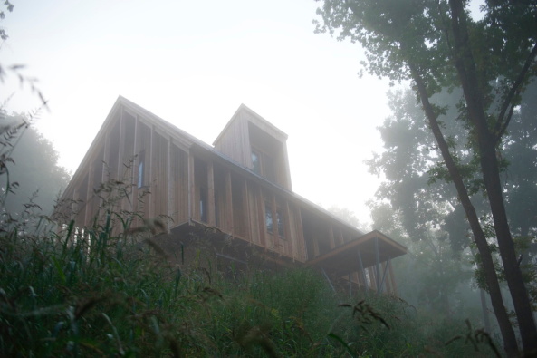 Baunetz, Meldung, architektur, architecture, 2017, Ralf Bock, Haus K, Holz, wood, Philippe Ruault