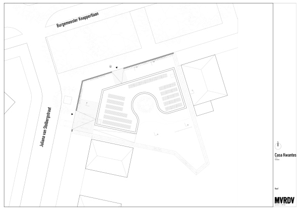 MVRDV. Villa, Rotterdam, glasierter Ziegel, glass, Glas, glazed, brickstone, creamy, cremig, Ossip van Duivenbode, fluid, curved, courtyard, Hof, Kurvig, Glas, Selbstversorger