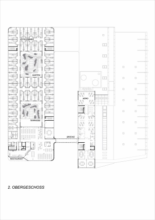 Baunetz, Meldung, Architektur, architecture, Neuhausen, Neuhausen auf den Fildern, FANUC, GKK+, Oliver Khn, Stuttgart, Bro, Brogebude, office, Firmensitz, headquarter, Alberto Ferrero, Akademie, Schulungszentrum, High-Tech, Robotik, Roboter, Hotel, Aluminium, Paneele, Platten, gerundete Ecke, gerundete Kante