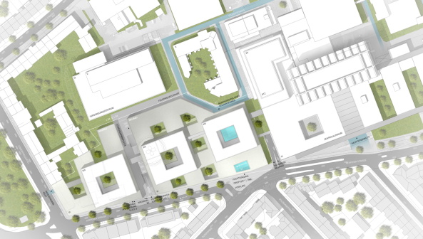 Anerkennung: ash sander hofrichter architekten GmbH, Lageplan