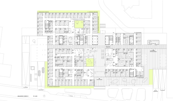 2. Preis: GP Brechensbauer Weinhart + Partner Architekten, Ebene 0