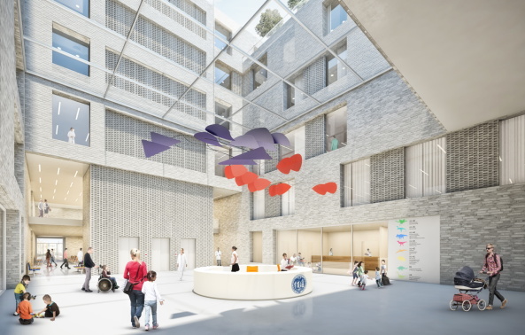 Anerkennung: JSWD Architekten GmbH + Co. KG, Eingangshalle