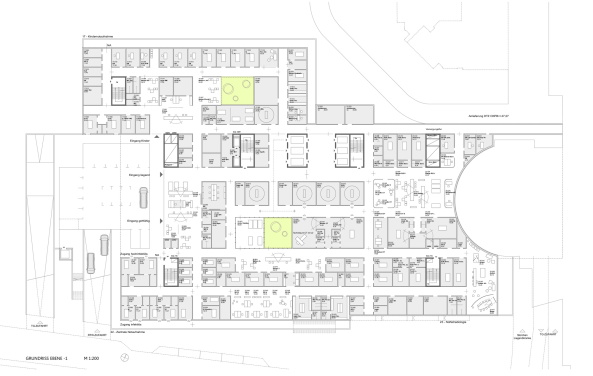 2. Preis: GP Brechensbauer Weinhart + Partner Architekten, Ebene -1