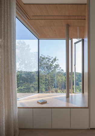 Baunetz, Meldung, Architektur, architecture, Rock Creek House, NADAAA, Washington, USA, Amerika, John Horner, residential, Wohnhaus, Umbau, renovation, brick, Ziegel, Backstein, bimorph, organic, organisch, Interior Design, Interieur, Multiplex, plywood, Holz, wood, Nader Tehrani, Katherine Faulkner