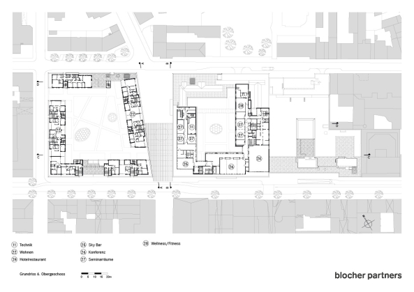 Baunetz, Meldung, Architektur, architecture, germany, Deutschland, Mannheim, Q6 Q7, Mall, Einkaufszentrum, Premiummall, multifunktional, Stadtquartier, mixed-use, building, Blocher, Blocher partners, shopping, Glasdach, glas roof, city, Innenstadt, HG Esch