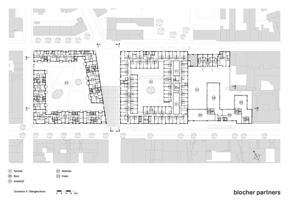 Baunetz, Meldung, Architektur, architecture, germany, Deutschland, Mannheim, Q6 Q7, Mall, Einkaufszentrum, Premiummall, multifunktional, Stadtquartier, mixed-use, building, Blocher, Blocher partners, shopping, Glasdach, glas roof, city, Innenstadt, HG Esch