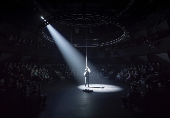 Vendsyssel Theatre, Hjrring, Theater, 2017, Neubau, Fertigstellung, Schmidt Hammer Lassen, SHL, Fassade, Glas, bunt, pastell, Music hall, Black Box, Rehearsal hall, Musik, Auditorium, Kopenhagen, Gade & Mortensen Akustik A/S AIX Arkitekter AB, Filippa Berglund, scenography, architect maa, Arkitekfirmaet Finn stergaard A/S, Adam Mrk