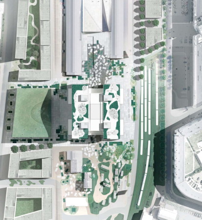 Architektur, Architecture, baunetz, meldung, news, nachricht, wettbewerb, competition,wettbewerbsergebnis, result, architekturschule, school of architecture, d�nmark, danien, aarhus, new aarch, Vargo Nielsen Palle, Brian Vargo, Jonas Snedevind Nielsen, Mathias Palle, ADEPT, Atelier Lorentzen Langkilde, BIG, Bjarke Ingels, Erik Giudice Architecture, Lacaton & Vassal, BESSARDs' Studio, Siegesentwurf, Gewinnerprojekt, flexible Structure, structure, flexibility, fabric character, kulturelles Zentrum, Vision, Torben Nielsen