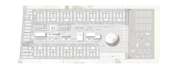 Architektur, Architecture, baunetz, meldung, news, nachricht, wettbewerb, competition,wettbewerbsergebnis, result, architekturschule, school of architecture, dnmark, danien, aarhus, new aarch, Vargo Nielsen Palle, Brian Vargo, Jonas Snedevind Nielsen, Mathias Palle, ADEPT, Atelier Lorentzen Langkilde, BIG, Bjarke Ingels, Erik Giudice Architecture, Lacaton & Vassal, BESSARDs' Studio, Siegesentwurf, Gewinnerprojekt, flexible Structure, structure, flexibility, fabric character, kulturelles Zentrum, Vision, Torben Nielsen
