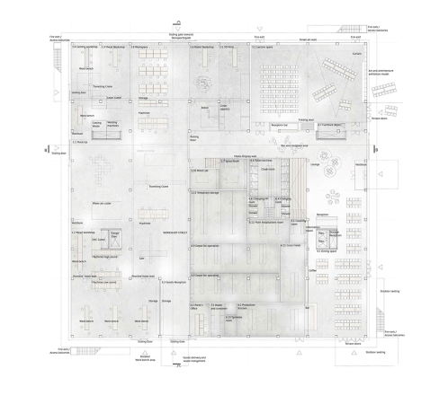 Architektur, Architecture, baunetz, meldung, news, nachricht, wettbewerb, competition,wettbewerbsergebnis, result, architekturschule, school of architecture, d�nmark, danien, aarhus, new aarch, Vargo Nielsen Palle, Brian Vargo, Jonas Snedevind Nielsen, Mathias Palle, ADEPT, Atelier Lorentzen Langkilde, BIG, Bjarke Ingels, Erik Giudice Architecture, Lacaton & Vassal, BESSARDs' Studio, Siegesentwurf, Gewinnerprojekt, flexible Structure, structure, flexibility, fabric character, kulturelles Zentrum, Vision, Torben Nielsen