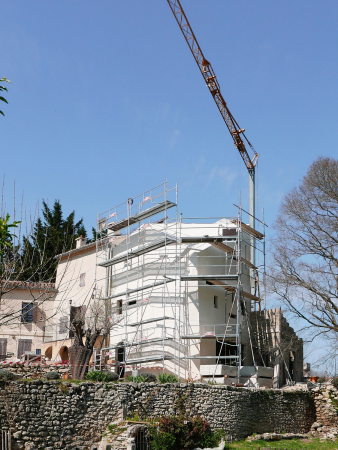 Anbau, Beton, Frankreich, dixneufcentquatrevingtsix, florian kleineffenn, Nimes, Villa, Purismus, Benoit et Roselyne, Provence, Sdfrankreich, Erweiterung, Gstehaus, Umbau, Quarry, Kalkstein