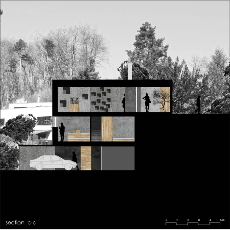 Baunetz, Meldung, Architektur, architecture, Hannes Henz, Wespi, de Meuron, Romeo, Wespi de Meuron Romeo, Basel, Baselland, Einfamilienhaus, Villa, residential, Swiss, house, Tessin, Ticino, Caviano, concrete, beton brut, sichtbeton, Waschbeton, Holz, wood, Estrich, Rauputz, rough plaster