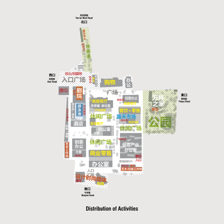 Masterplan, Shanghai, OMA, Columbia Circle, Monuments, preserved, China, Schanghai, Stdtebau