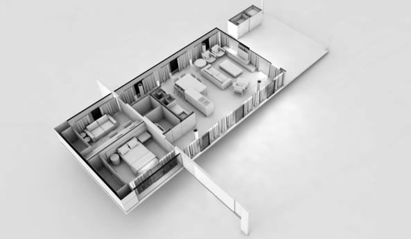 1:1 arquitetura:design, Casa Clara, Fertigstellung, Grundriss. 2017, Einfamilienhaus, Cobog, Edgard Cesar