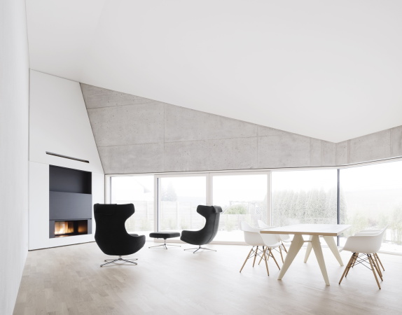 Wohnhaus aus D�mmbeton von Steimle Architekten