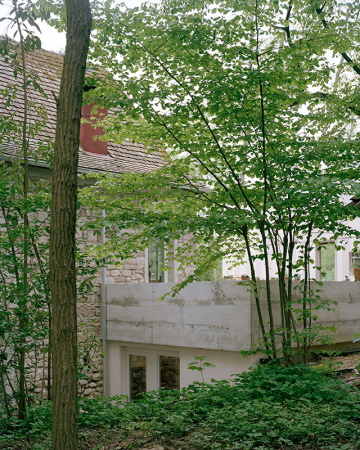 Vecsey Schmidt Architekten, rasmus norlander, neubau, holz, streifen, m�hle, anbau, bestand, land, l�ndlich, binzen, m�hlkanal, basel, gastst�tte, wohnhaus, wald, idylle, hof, terrasse, wasser, wasserm�hle, holzfassade