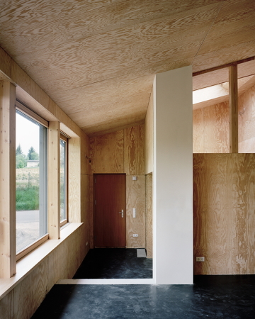Vecsey Schmidt Architekten, rasmus norlander, neubau, holz, streifen, mhle, anbau, bestand, land, lndlich, binzen, mhlkanal, basel, gaststtte, wohnhaus, wald, idylle, hof, terrasse, wasser, wassermhle, holzfassade