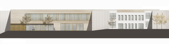 Baunetz, Meldung, Architektur, Schulbau, Umbau, Anbau, Erweiterung, Schulerweiterung, Paul Michael Pielen, Kresings Mnster, Aachen, 4. Gesamtschule Aachen, Sandkaul, Nachkriegsmoderne, Kresings Architektur