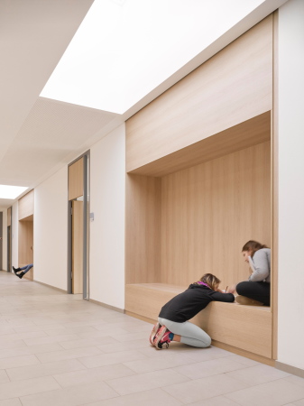 Baunetz, Meldung, Architektur, Schulbau, Umbau, Anbau, Erweiterung, Schulerweiterung, Paul Michael Pielen, Kresings Mnster, Aachen, 4. Gesamtschule Aachen, Sandkaul, Nachkriegsmoderne, Kresings Architektur