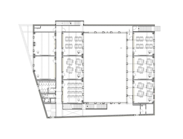 Baunetz, Meldung, Architektur, architecture, Peeck.Daam, Bamberg, Mnchen, Bayern, Bavria, Deutschland, Germany, Munich, Erzbistum, Schule, school, Gymnasium, Realschule, Turnhalle, unterirdisch, Maria Ward, Maria-Ward-Schulen, Erweiterung, Bauen im Bestand, Altstadt, historic city, Kreuzgang, Hof, courtyard
