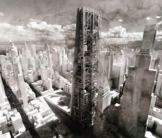 Anerkennung: �Sustainable Urban Mining Factory Skyscraper� von Maciej Kasperek