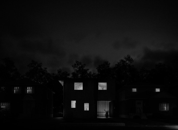 Baunetz, Meldung, Architektur, architecture, Projekt, project, Einfamilienhaus, Toronto, Kanada, canada, Adrian Phiffer, concret, Beton, Sichtbeton, radikal, radical, archaisch, pure, puristisch, archaic, Semblance House, 2017, Konzept, concept, suburbia, Alltagsarchitektur, everyday architecture