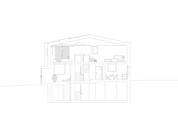 Baunetz, Meldung, Architektur, architecture, Projekt, project, Einfamilienhaus, Toronto, Kanada, canada, Adrian Phiffer, concret, Beton, Sichtbeton, radikal, radical, archaisch, pure, puristisch, archaic, Semblance House, 2017, Konzept, concept, suburbia, Alltagsarchitektur, everyday architecture