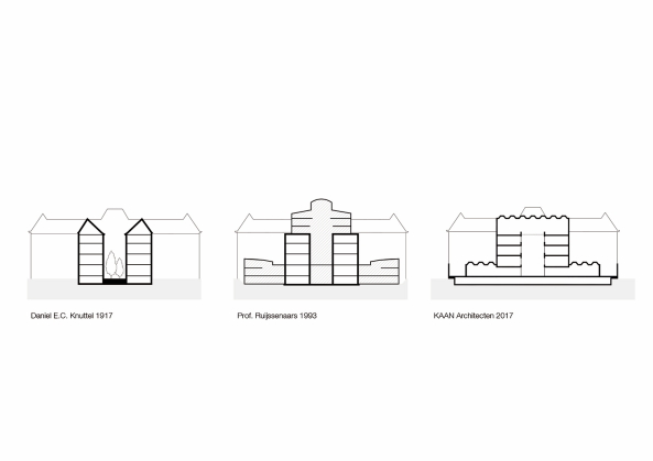 Bezuidenhoutseweg 30, KAAN Architecten, Neubau, Umbau, Fertigstellung, transformation, new building, office, Braaksma & Roos Architectenbureau, Holz, Stein, Leder, drehbare Fenster, Mosaik, Innenhof, Niderlande, 2017, Public Private Partnership, Baunetz, Baunetz-Meldung, Architektur, Architekt, architect, architecture, Architekt gesucht, Meldungen, architecture-news, Architektur Deutschland, deutsche Architekten, german architecture, young architects