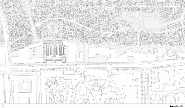 Bezuidenhoutseweg 30, KAAN Architecten, Neubau, Umbau, Fertigstellung, transformation, new building, office, Braaksma & Roos Architectenbureau, Holz, Stein, Leder, drehbare Fenster, Mosaik, Innenhof, Niderlande, 2017, Public Private Partnership, Baunetz, Baunetz-Meldung, Architektur, Architekt, architect, architecture, Architekt gesucht, Meldungen, architecture-news, Architektur Deutschland, deutsche Architekten, german architecture, young architects